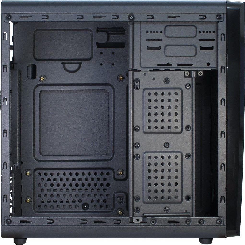 Inter-Tech Geh Inter-Tech MC-02 black Micro-Tower ohne Netzteil - 88881267 цена и информация | Arvutikorpused | hansapost.ee