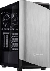 ATX Semi-tower Korpus Silverstone SETA A1 price and information | Arvutikorpused | hansapost.ee