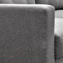 Угловой диван Bertram, серый цена и информация | Угловые диваны | hansapost.ee