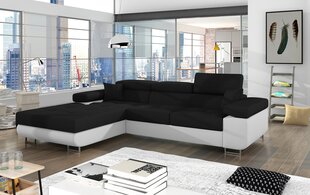 Мягкий угловой диван Armando, серый/черный цена и информация | Угловые диваны | hansapost.ee