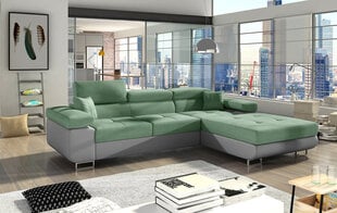 Мягкий угловой диван Armando, зеленый/серый цена и информация | Угловые диваны | hansapost.ee