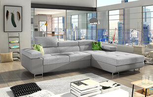 Мягкий угловой диван Armando, серый цена и информация | Угловые диваны | hansapost.ee