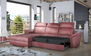 Мягкий угловой диван Trevisco, розовый/серый цена и информация | Угловые диваны | hansapost.ee