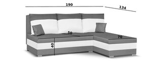 Универсальный угловой диван Bellezza Gustav, коричневый/светло коричневый цена и информация | Угловые диваны | hansapost.ee