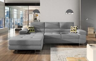 Мягкий угловой диван Armando, серого цвета цена и информация | Угловые диваны | hansapost.ee