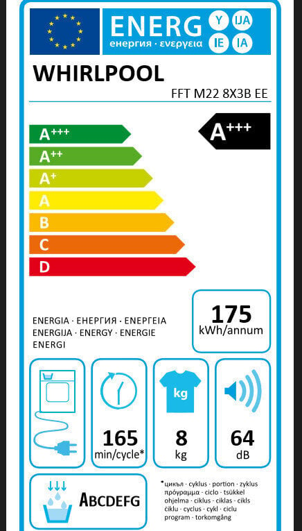 Whirlpool FFT M22 8X3B EE цена и информация | Pesukuivatid | hansapost.ee