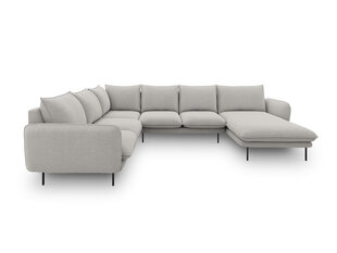 Pehme nurgadiivan Cosmopolitan Design Panoramic Vienna, helehall gobelään price and information | Corner sofas and corner sofa beds | hansapost.ee