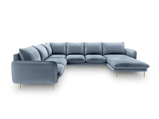 Pehme nurgadiivan Cosmopolitan Design Panoramic Vienna, helesinine price and information | Corner sofas and corner sofa beds | hansapost.ee