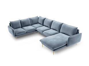 Pehme nurgadiivan Cosmopolitan Design Panoramic Vienna, helesinine price and information | Corner sofas and corner sofa beds | hansapost.ee