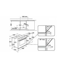 Whirlpool AKP785IX, integreeritav ahi, maht 65 L, roostevaba цена и информация | Духовки | hansapost.ee