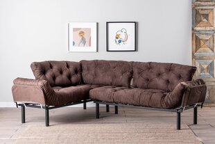 Мягкий уголок Kalune Design Nitta, коричневый цена и информация | Угловые диваны | hansapost.ee