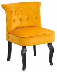 Кресло Brittany Velvet, желтое цена и информация | Кресла | hansapost.ee