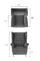 Кресло Aros, желтый цена и информация | Кресла | hansapost.ee