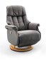 Tugitool recliner MC Akcent Calgary Comfort L, matt pruun/beež цена и информация | Tugitoolid | hansapost.ee