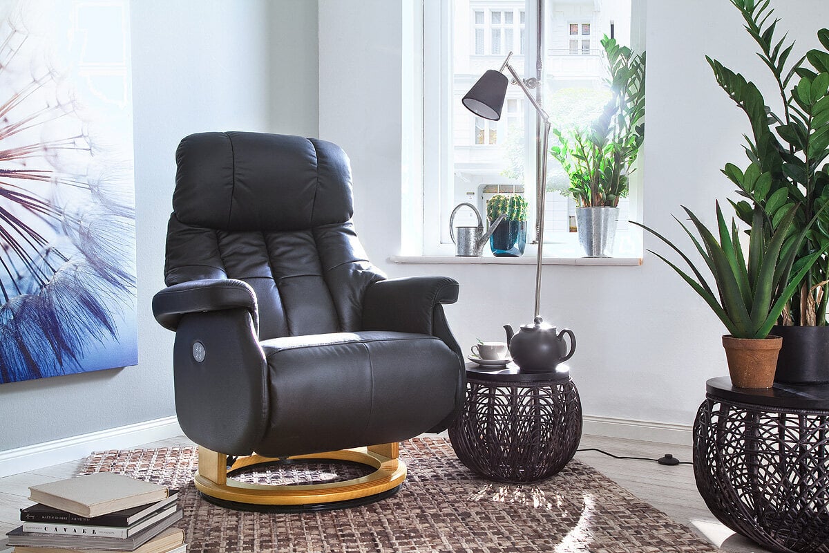 Tugitool recliner Calgary Comfort XL, pruun/beež värv hind ja info | Tugitoolid | hansapost.ee