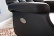 Tugitool recliner MC Akcent Calgary Comfort XL, must/beež värv цена и информация | Tugitoolid | hansapost.ee