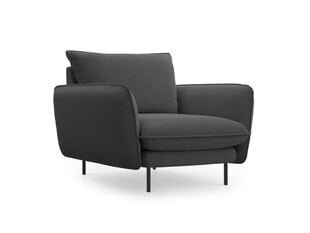 Кресло Cosmopolitan Design Vienna, темно-серое / черное цена и информация | Кресла для отдыха | hansapost.ee