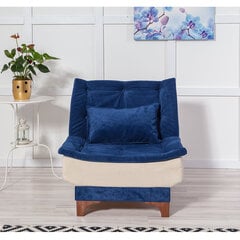 Кресло Artie Kelebek, синее/бежевое цена и информация | Кресла для отдыха | hansapost.ee