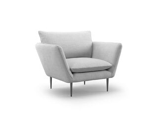 Кресло Mazzini Sofas Verveine, светло-серое/черное цена и информация | Кресла | hansapost.ee