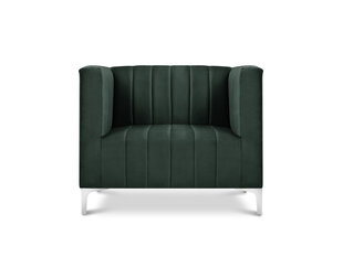Кресло Kooko Home Tutti, темно-зеленое/серебристое цена и информация | Кресла для отдыха | hansapost.ee