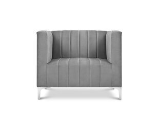 Кресло Kooko Home Tutti, светло-серое/серебристое цена и информация | Кресла для отдыха | hansapost.ee