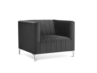 Кресло Kooko Home Tutti, темно-серое/серебристое цена и информация | Кресла | hansapost.ee