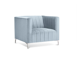 Кресло Kooko Home Tutti, светло-синее/серебристое цена и информация | Кресла для отдыха | hansapost.ee