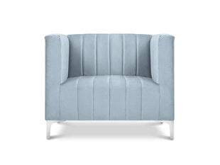 Кресло Kooko Home Tutti, светло-синее/серебристое цена и информация | Кресла | hansapost.ee