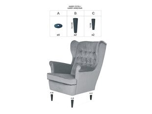 Кресло Signal Meble Harry, темно-синее цена и информация | Кресла | hansapost.ee
