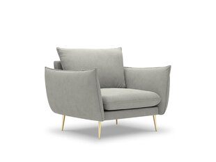 Кресло Milo Casa Elio 6, светло-серое/золотое цена и информация | Кресла для отдыха | hansapost.ee