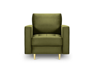 Кресло Milo Casa Santo, зеленое/золотое цена и информация | Кресла для отдыха | hansapost.ee