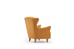 Кресло Kalune Design Lola Berjer, желтое цена и информация | Кресла | hansapost.ee