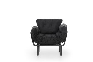 Раскладывающееся кресло Kalune Design Nitta Single, черное цена и информация | Кресла | hansapost.ee