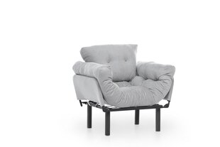 Раскладывающееся кресло Kalune Design Nitta Single, серое цена и информация | Кресла для отдыха | hansapost.ee