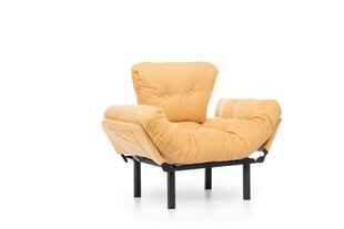 Раскладывающееся кресло Kalune Design Nitta Single, желтое цена и информация | Кресла | hansapost.ee