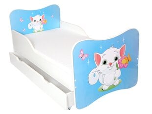 Кровать с матрасом и ящиком для белья Ami 10, 140x70cм цена и информация | Детские кровати | hansapost.ee