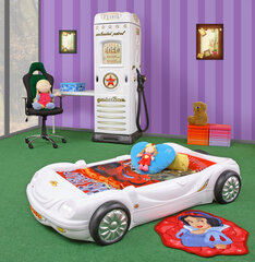 Кровать с матрасом Бобо, белая цена и информация | Детские кровати | hansapost.ee