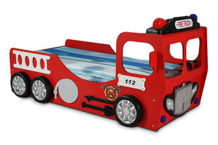Voodi koos madratsiga Fire Truck Single, punane hind ja info | Lastevoodid | hansapost.ee