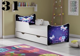 Кровать с матрасом и ящиком SMB Big 31, 180x90 см цена и информация | Детские кровати | hansapost.ee