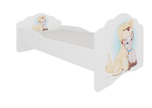 Lastevoodi ADRK Furniture Casimo Dog and Cat, 140x70cm hind ja info | Lastevoodid | hansapost.ee