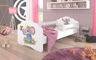 Детская кровать со съемной защитой ADRK Furniture Casimo Elephant, 70x140 см цена и информация | Детские кровати | hansapost.ee