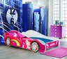 Lastevoodi ADRK Furniture Auto, 70x140 cm, roosa цена и информация | Lastevoodid | hansapost.ee