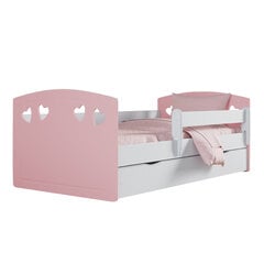 Детская кровать Selsey Derata, 80x140 см, розовая цена и информация | Детские кровати | hansapost.ee