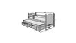Lastevoodi Adrk Furniture Campos 180x75/172x75 cm, valge цена и информация | Lastevoodid | hansapost.ee