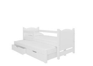 Детская кровать Adrk Furniture Campos 180x75/172x75 см, белая цена и информация | Детские кровати | hansapost.ee