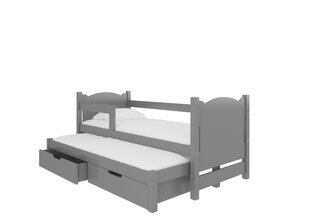 Детская кровать Adrk Furniture Campos 180x75/172x75 см, серая цена и информация | Детские кровати | hansapost.ee