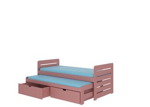 Lastevoodi ADRK Furniture Tomi 180x80, roosa цена и информация | Детские кровати | hansapost.ee
