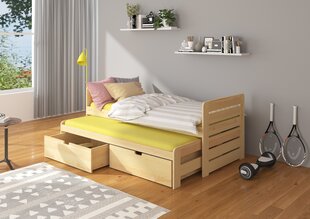 Lastevoodi ADRK Furniture Tomi 04 180x80, pruun цена и информация | Детские кровати | hansapost.ee