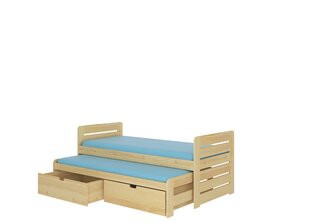 Lastevoodi ADRK Furniture Tomi 04 180x80, pruun цена и информация | Детские кровати | hansapost.ee