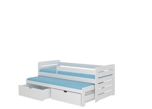 Детская кровать ADRK Furniture Tomi 180x80 с боковой защитой, белая цена и информация | Детские кровати | hansapost.ee